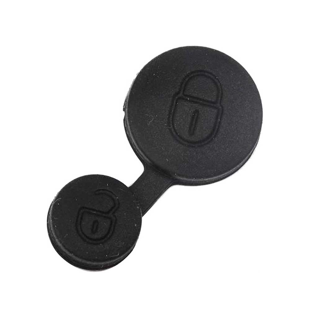 Fekete színű, 2 gombos Peugeot kulcs gombsor.