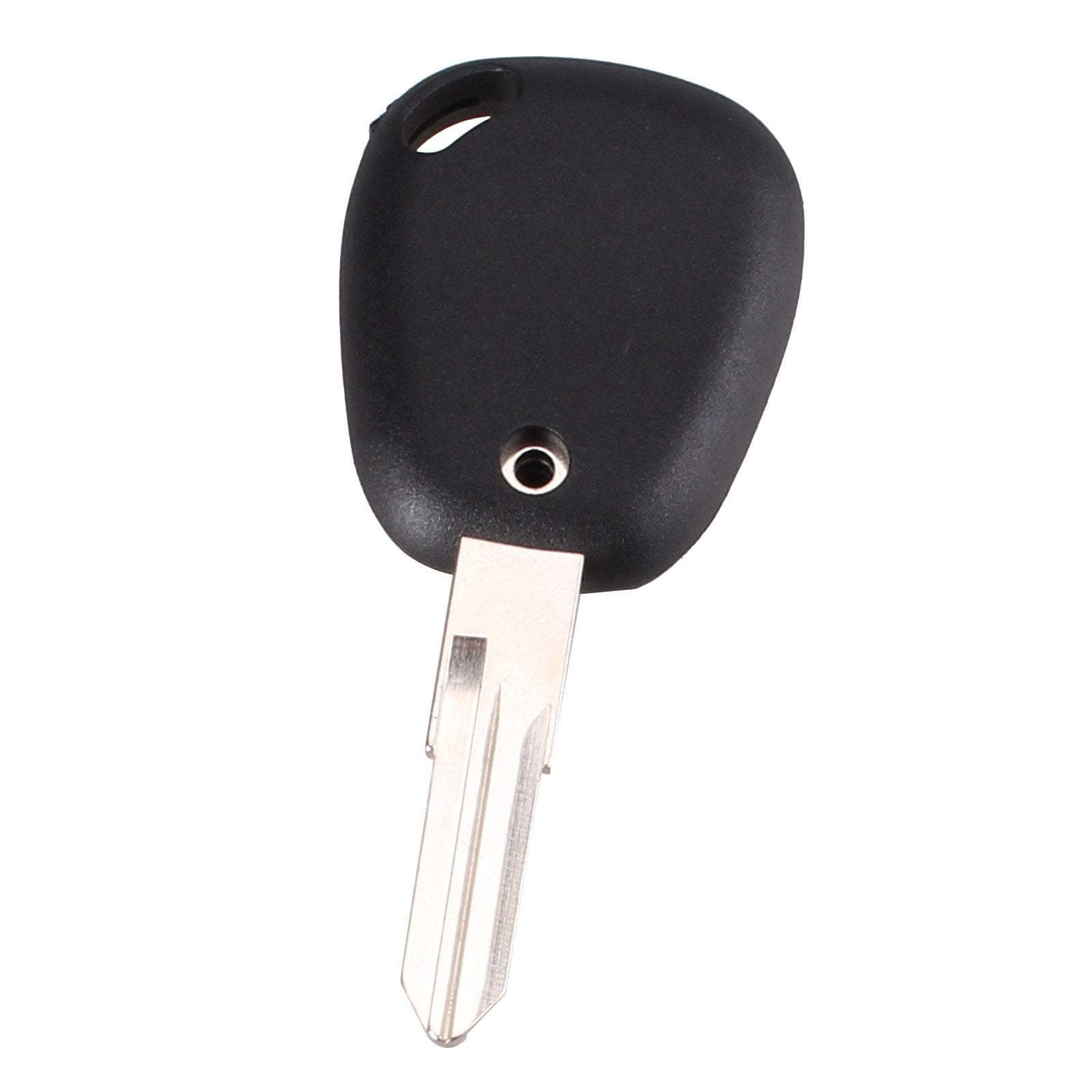 Fekete színű, 1 gombos Renault kulcs, kulcsház hátulja