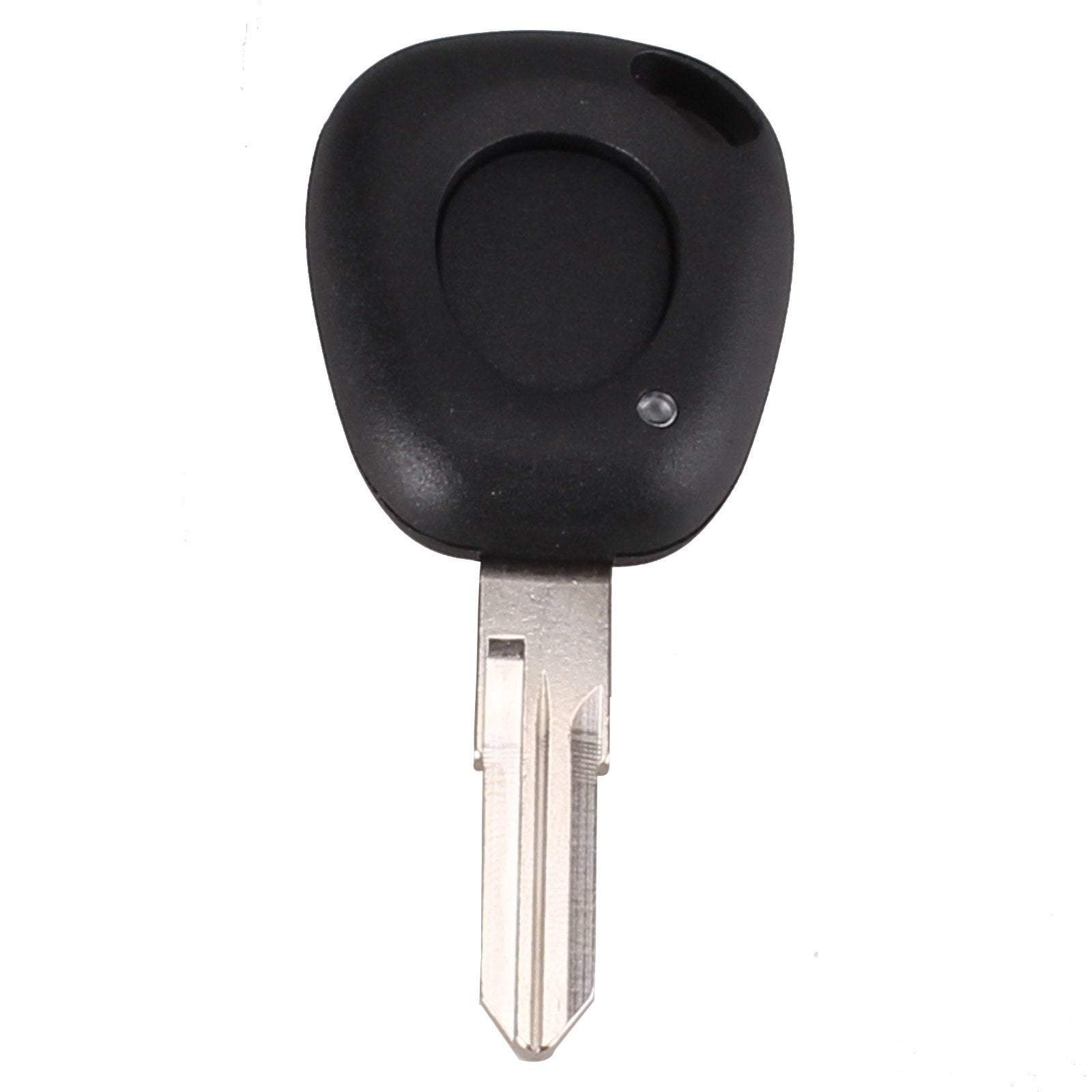 Fekete színű, 1 gombos Renault kulcs, kulcsház.