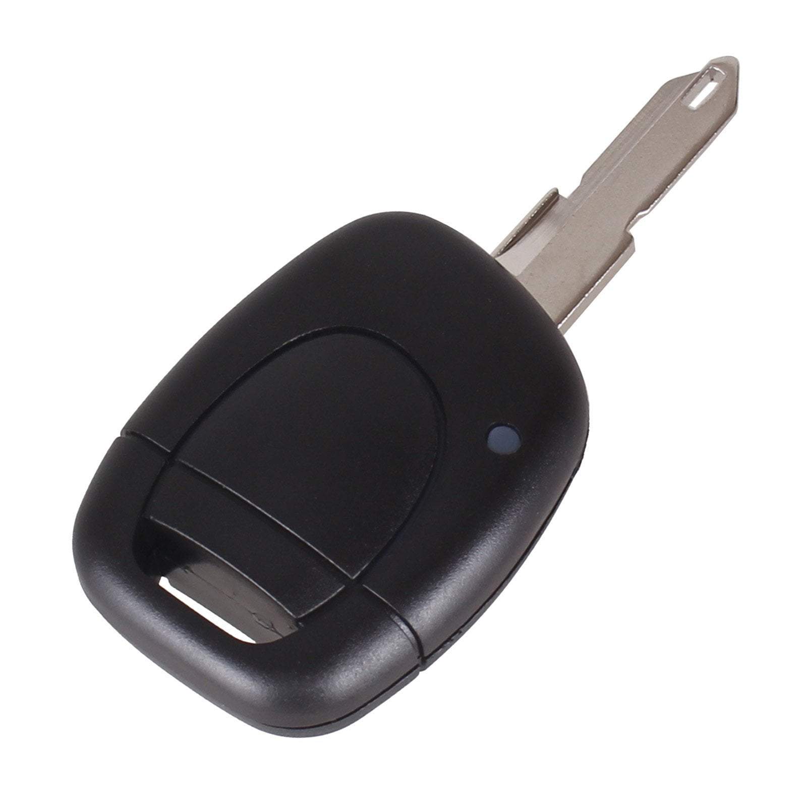 Fekete színű, 1 gombos Renault kulcsház VA3 kulcsszárral.