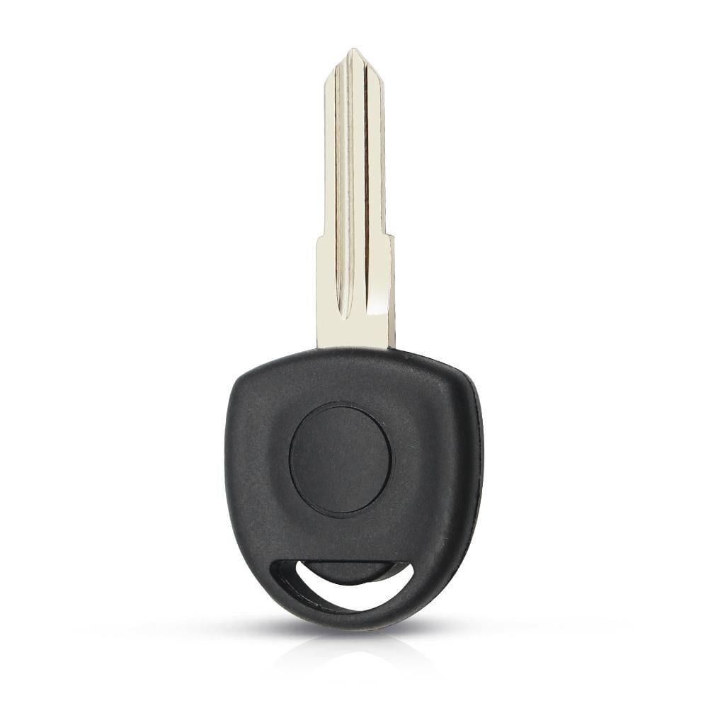 Fekete színű Opel kulcs, kulcsház nyers kulcsszárral.