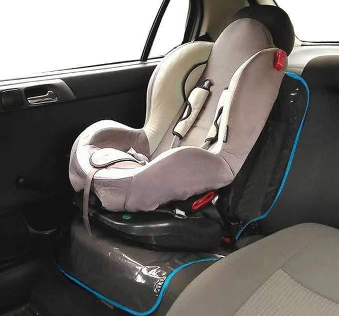 Ülésvédő PVC kék szegélyes autós védő